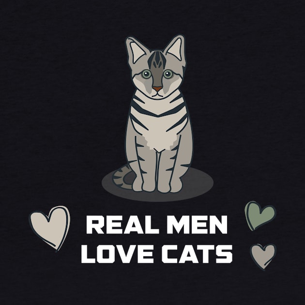 Real Men Love Cats by bestcatshrirts